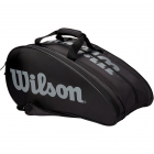 Wilson Rak Pak Padel 6-Racket Bag (Black/Charcoal) -