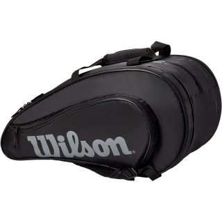 WR8900203001 Wilson Rak Pak Padel 6-Racket Bag (Black/Charcoal)