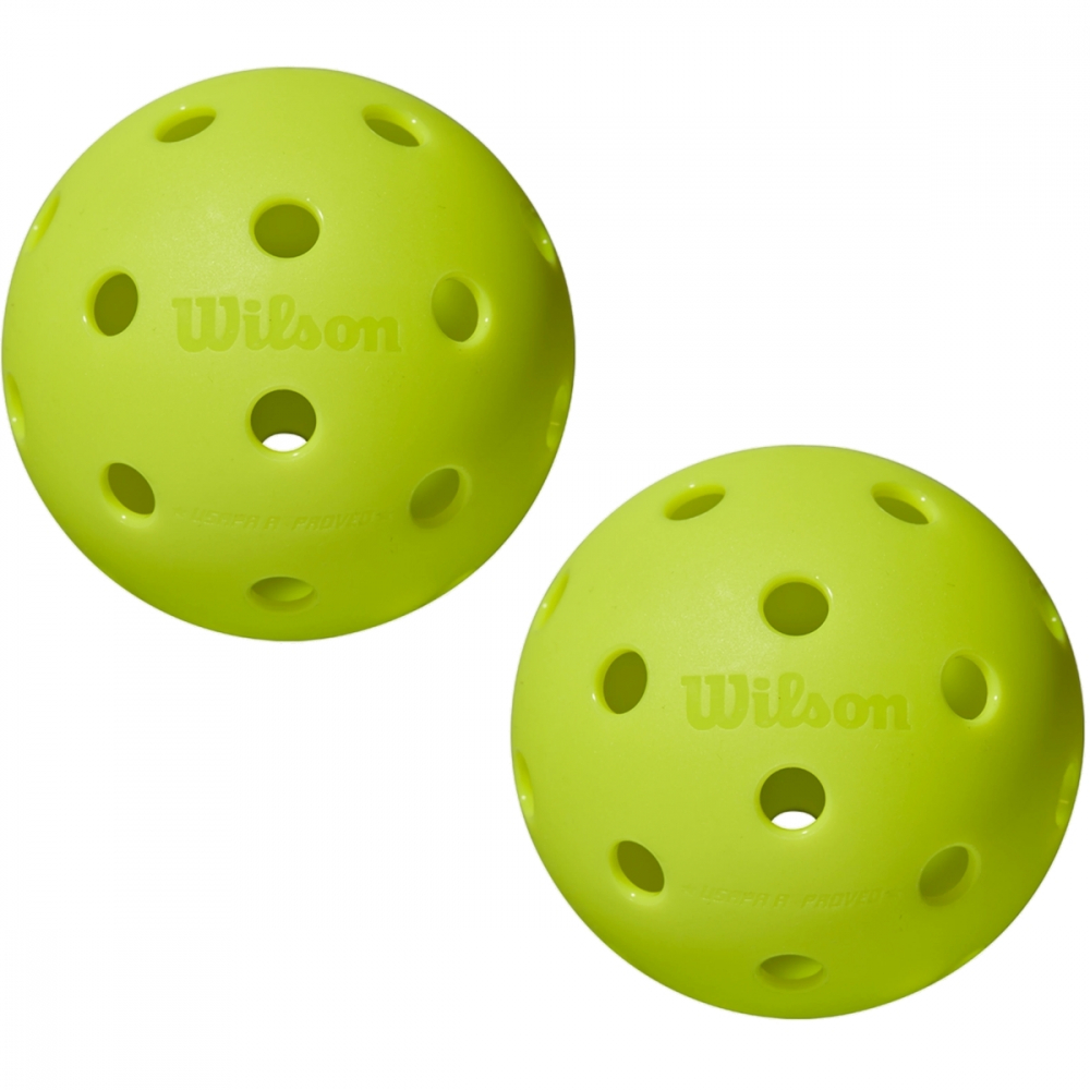 WR8900601001 Wilson Tru 32 48-ball Case Pickleball Balls (Neon Chartreuse)