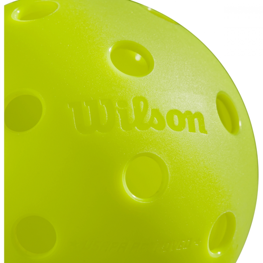 WR8900601001 Wilson Tru 32 48-ball Case Pickleball Balls (Neon Chartreuse)