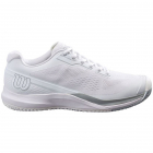 Wilson Men’s Rush Pro 3.5 Tennis Shoes (White/White/Pearl Blue) -