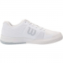 WRS327360 Wilson Men's Rush PRO 2.5 Tennis Shoes (White/White/Pearl Blue)