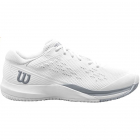 Wilson Men’s Rush Pro ACE Tennis Shoes (White/White/Pearl Blue) -