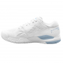 WRS328720U Wilson Women's Rush Pro ACE Tennis Shoes (White/White/Baby Blue) - Left