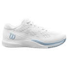 Wilson Women’s Rush Pro ACE Tennis Shoes (White/White/Baby Blue) -