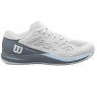 Wilson Women’s Rush Pro ACE Pickler Pickleball Shoes (White/Stormy Weather/Classic Blue) -