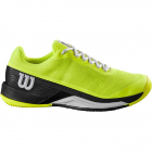 Wilson Men’s Rush Pro 4.0 Tennis Shoes (Safety Yellow/Black/White) -