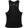 W2210-BK DUC Bonita Women's Crop Cut Tennis Tank Top (Black)