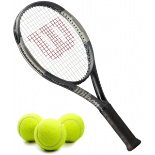 WR056110U-Ball Wilson H2 Hyper Hammer Tennis Racquet Bundled w 3 Tennis Balls