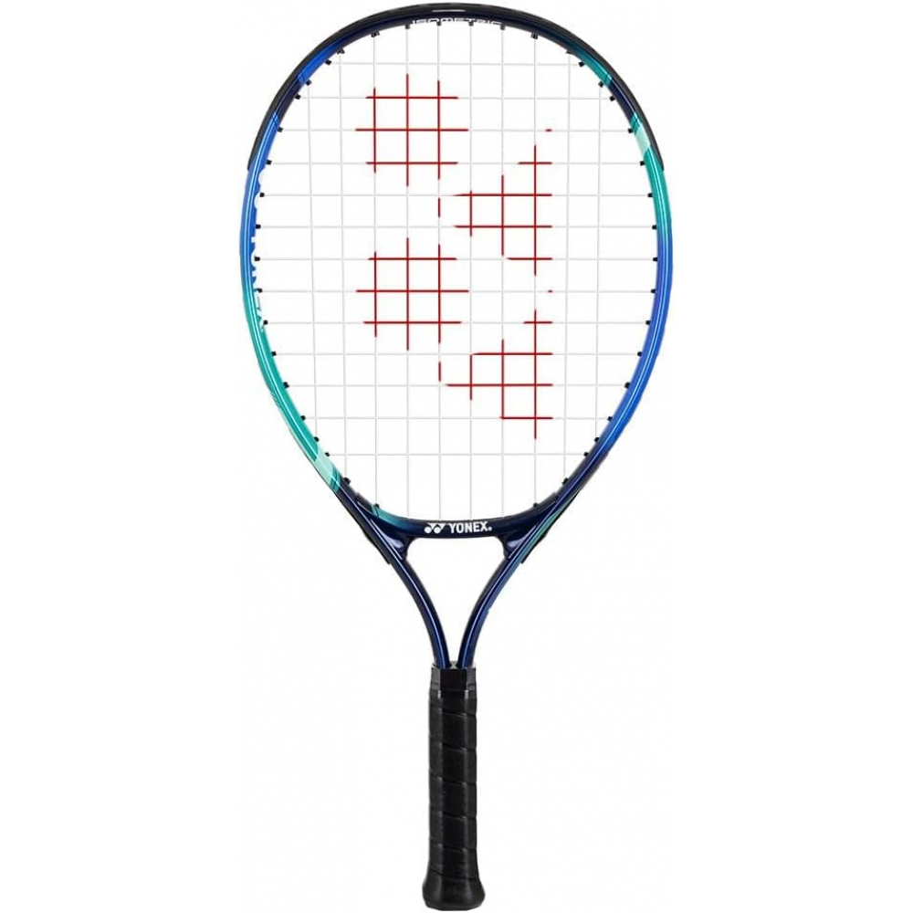 YY01J21 Yonex Junior 21 Inch Sky Blue Tennis Racquet Prestrung  front
