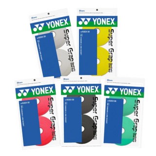 Yonex Super Grap 30-pack (Assorted Colors) (Model #ac102ex-30)