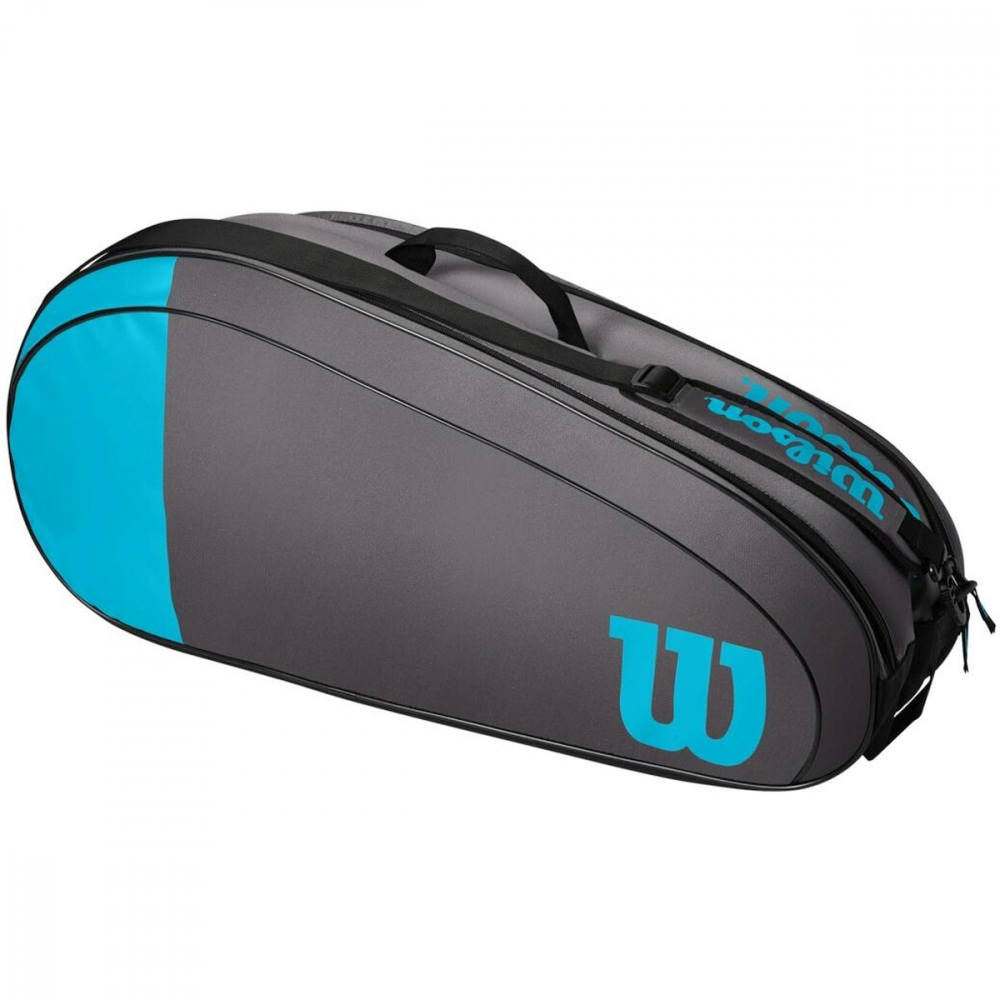 Wilson Team 6 Pack Tennis Bag (Blue/Gray)