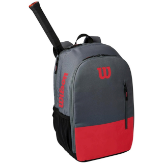 WR8009904001 Wilson Team Tennis Backpack (Red/Gray)