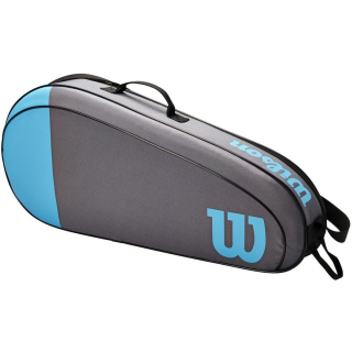 WR8011501001 Wilson Team 3 Pack Tennis Bag (Blue/Gray)