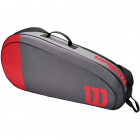 Wilson Team 3 Pack Tennis Bag (Red/Gray) -