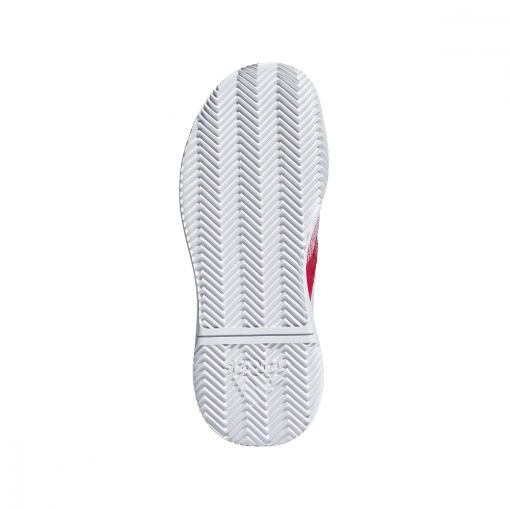 Adidas Women's Adizero Defiant Bounce Tennis Shoes (Flash Red/White ...