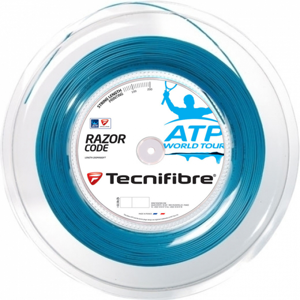 Tecnifibre ATP Razor Code Blue 16g Tennis String (Reel)