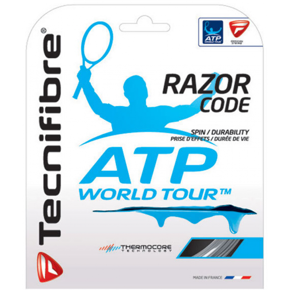 Tecnifibre ATP Razor Code Carbon 17g Tennis String (Set)