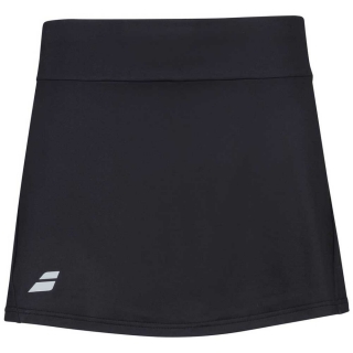 Babolat Girl's Play Tennis Skirt with built in Shorties (Black/Black)