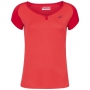 Babolat Women's Play Cap Sleeve Tennis Top (Tomato Red)