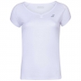 Babolat Women's Play Cap Sleeve Tennis Top (White/White)