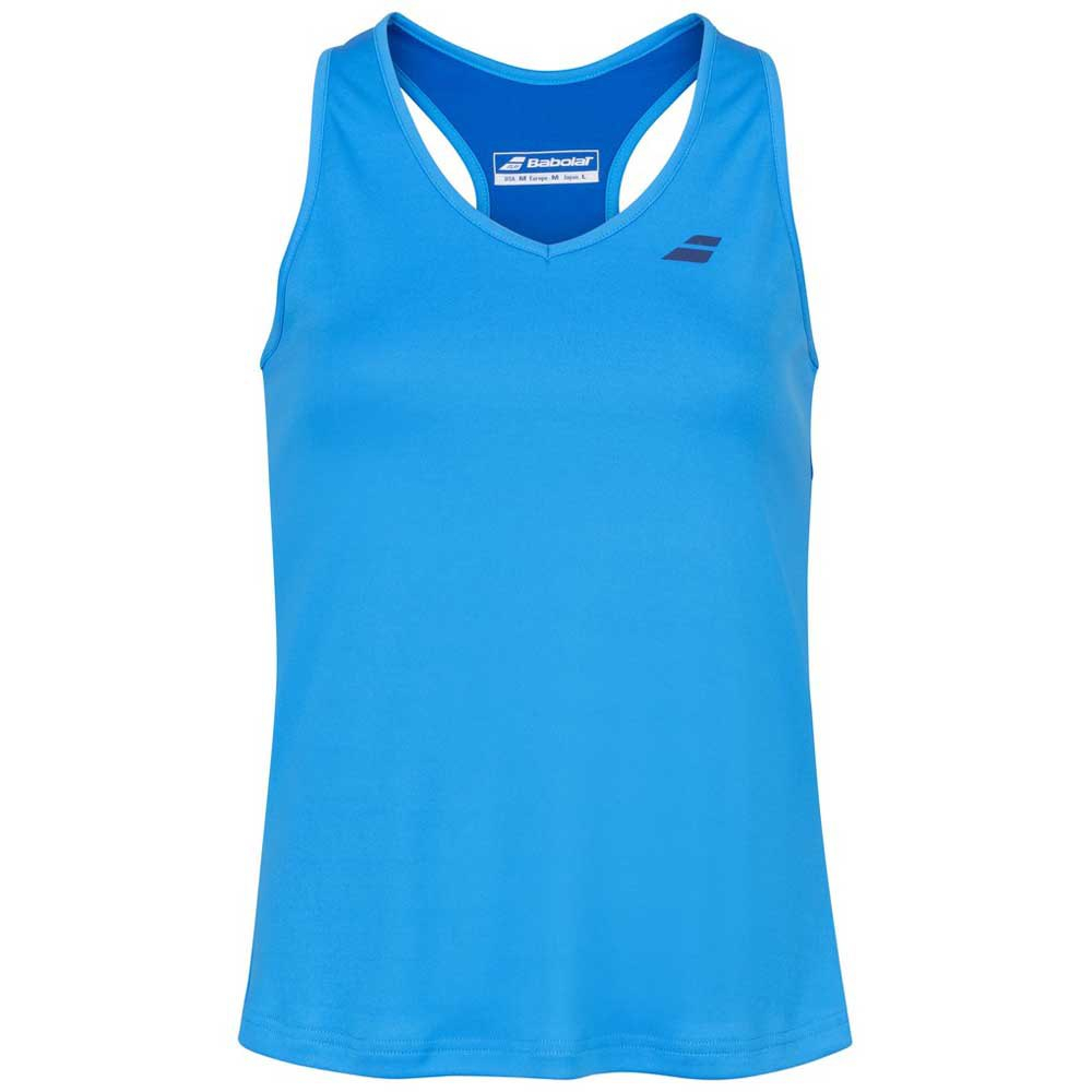 Babolat Women's Play Cap Sleeve Tennis Tank Top (Blue Aster)