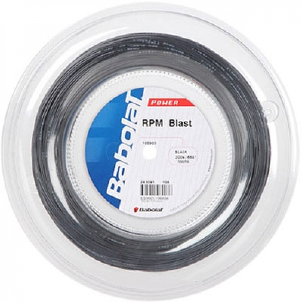 Babolat RPM Blast 16g Black Tennis String (Reel)