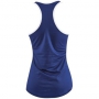 Babolat Women's Compete Tennis Tank Top w/ Moisture Wicking Polyester (White/Estate Blue)