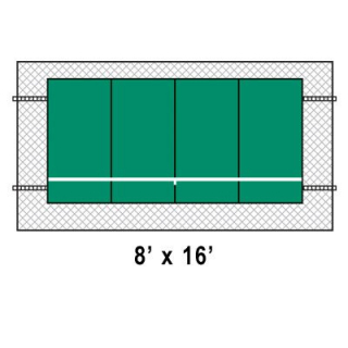 Bakko Economy Flat Series Backboard 8' x 16' Schematic