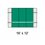 Bakko Economy Flat Series Backboard 10' x 12' Schematic