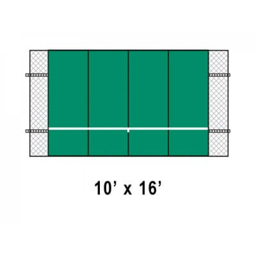 Bakko Economy Flat Series Backboard 10' x 16' Schematic