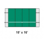 Bakko Economy Flat Series Backboard 10' x 16' Schematic