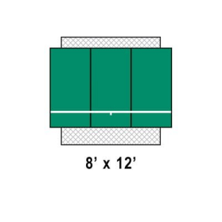 Bakko Slimline Flat Series Backboard 8' x 12'