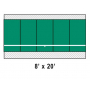 Bakko Slimline Flat Series Backboard 8' x 20' Schematic