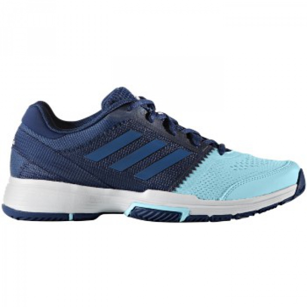 Adidas Women's Barricade Club Tennis Shoes (Mystery Blue/Blue/Aqua)