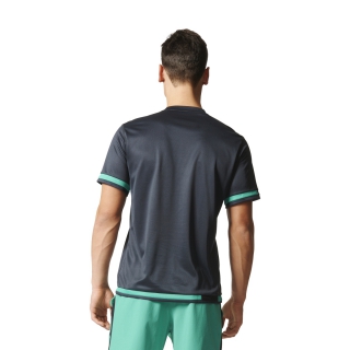 Adidas Men's Roland Garros Tennis Tee (Night Grey/White)