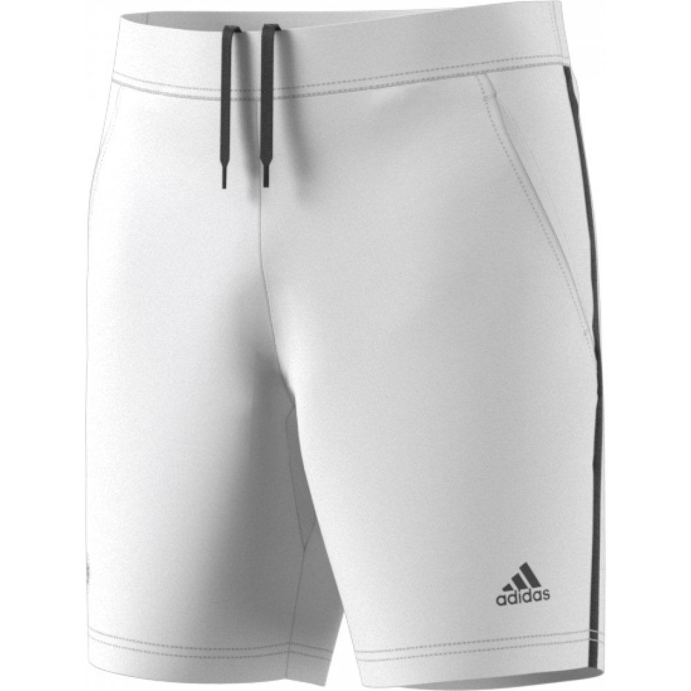 Adidas Men's 2017 Roland Garros Tennis Shorts (White/Black)