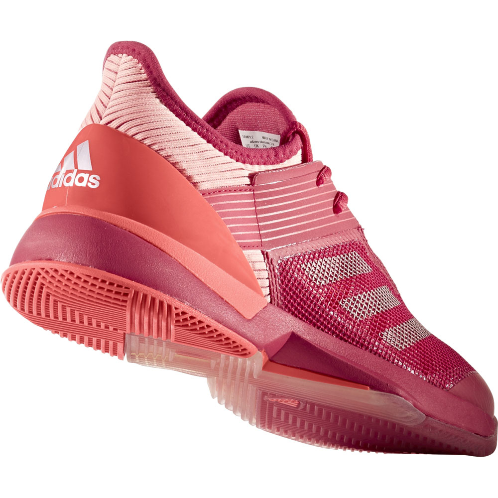 riega la flor Profesor esférico Adidas Women's Adizero Ubersonic 3.0 Tennis Shoes (Pink/Coral)