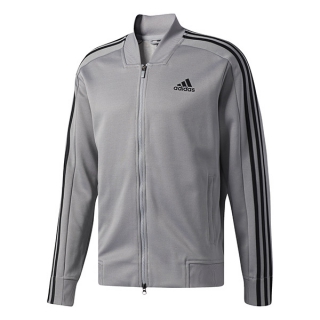 Adidas Men's Sport ID Track/Tennis Bomber Jacket (Grey)