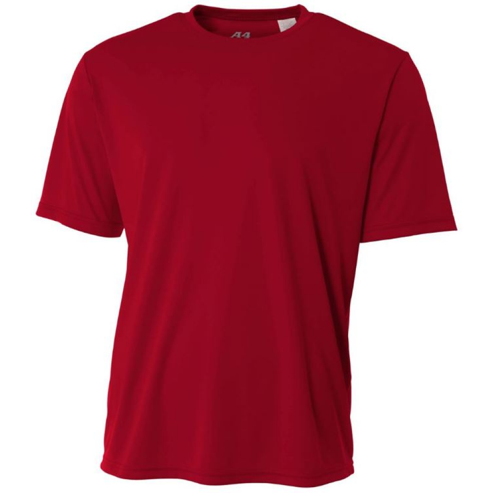 A4 Men's Performance Crew Shirt (Cardinal)