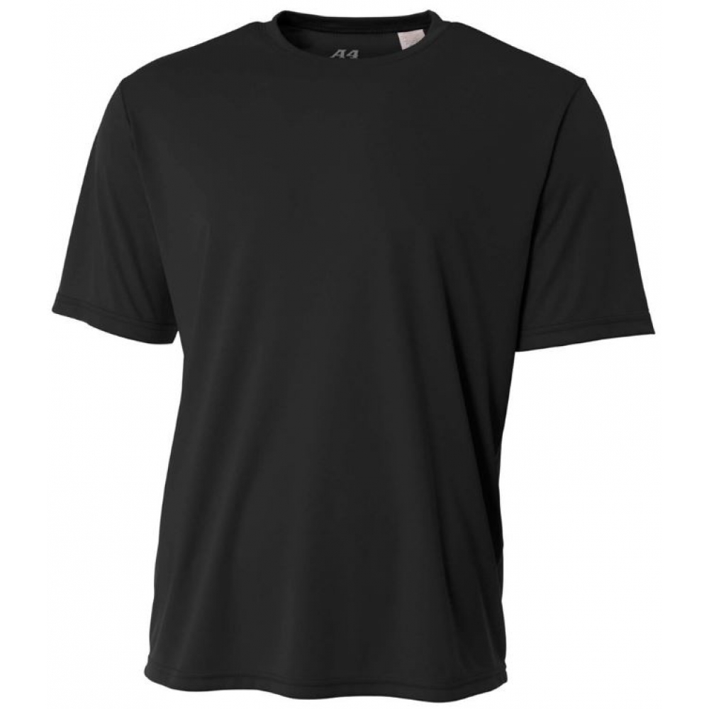 A4 Men's Performance Crew Shirt (Black)