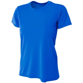 A4 Women's Cooling Performance Crew Neck Tee (Royal)
