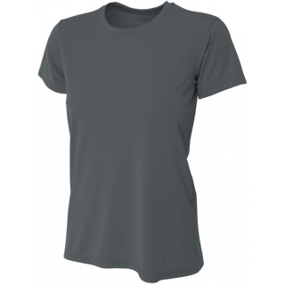 A4 Women's Cooling Performance Crew Neck Tee (Graphite)