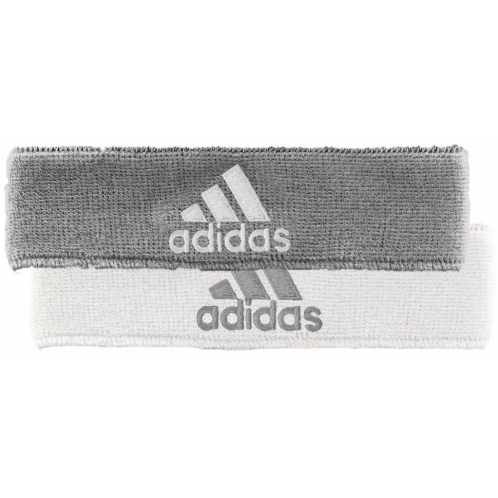 Adidas Interval Reversible Tennis Headband (Grey/White)