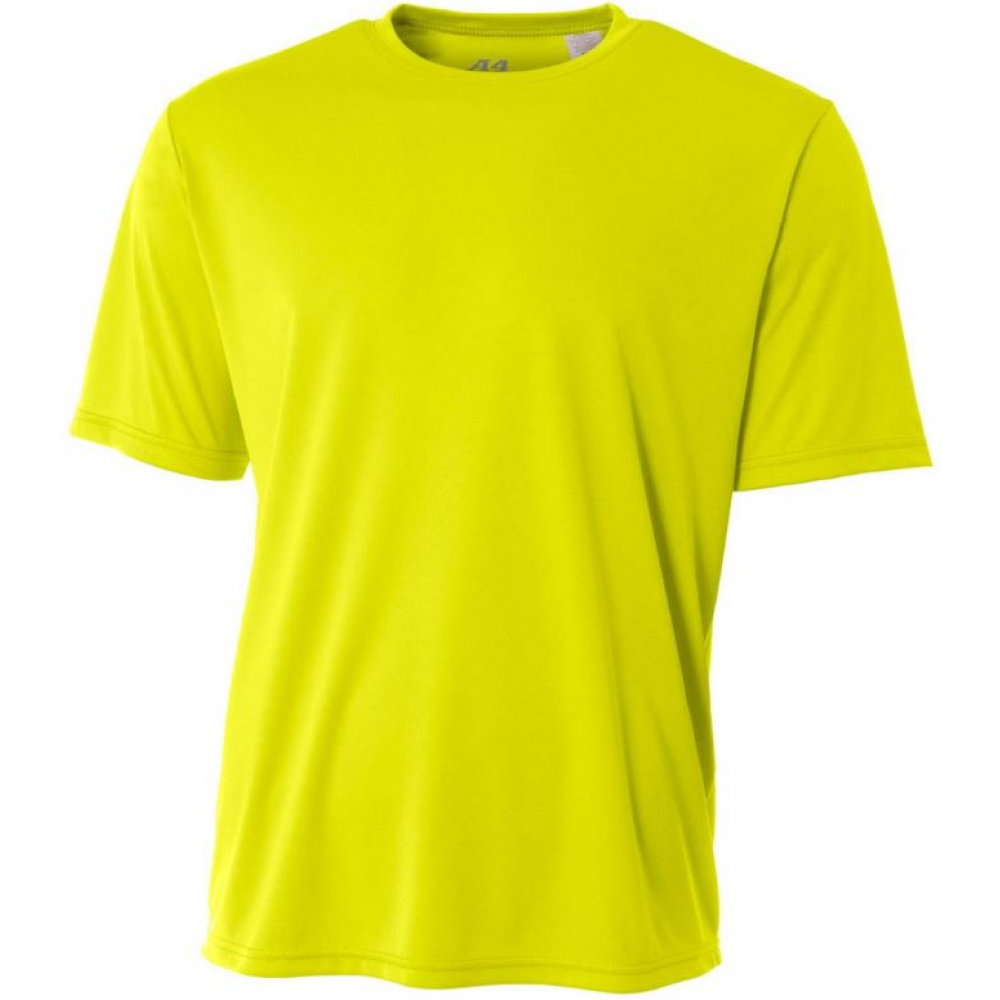 A4 Men's Performance Crew Shirt (Safety Yellow)