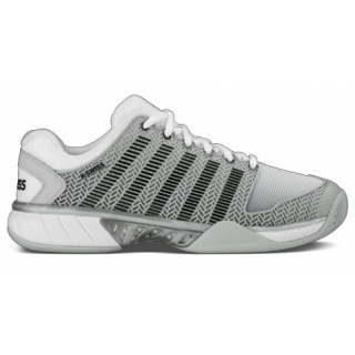 K-Swiss Men's Hypercourt Express Tennis Shoes (Gray/White/Silver)