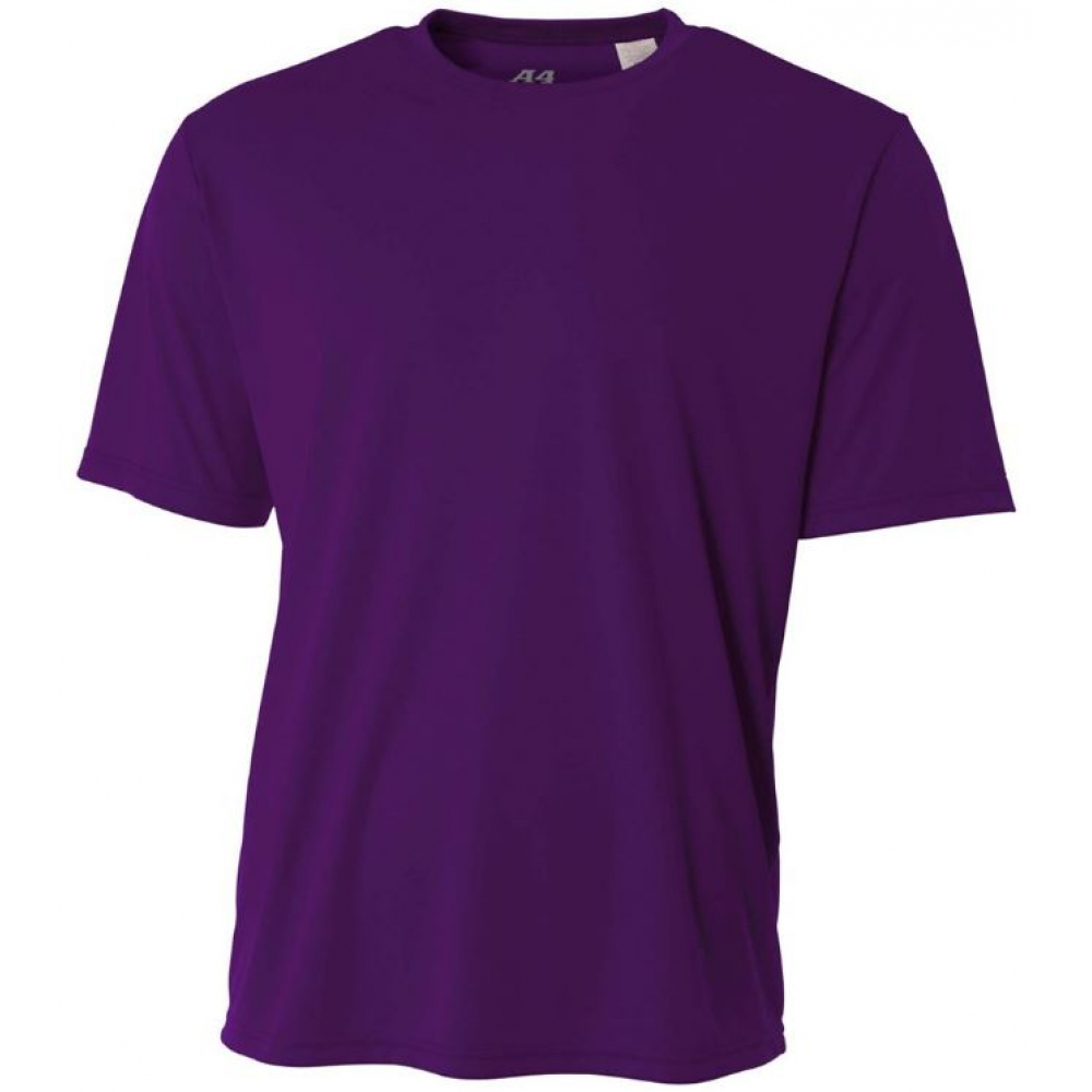 A4 Men's Performance Crew Shirt (Purple)