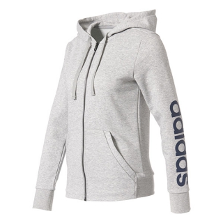adidas essentials linear full zip hoodie