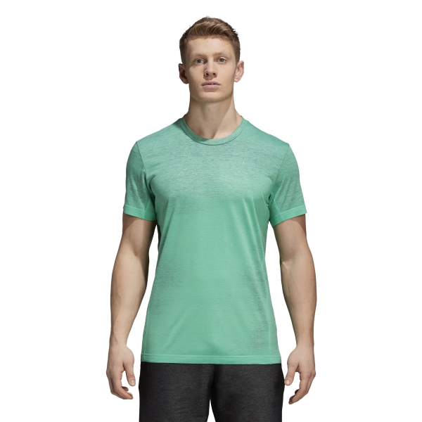 Adidas Men's Printed Tennis Tee Shirt (Hi-Res Green/Black) - Do It Tennis