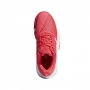 Adidas Junior CourtJam Tennis Shoes (Shock Red/White/Silver)